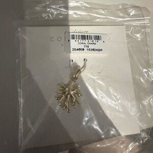 Kendra Scott Gold Coral Charm Necklace